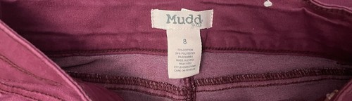 Mudd Girls size 8 Burgundy Jeans - Picture 6 of 6
