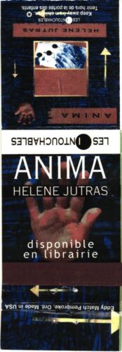Anima Helene Jutras, Available in Bookstore Vintage Matchbook Cover - Picture 1 of 2