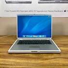 Apple PowerBook G4 Titanium 15" 400 Mhz 120Gb Ssd 1Gb Ram Airport Dvd Laptop