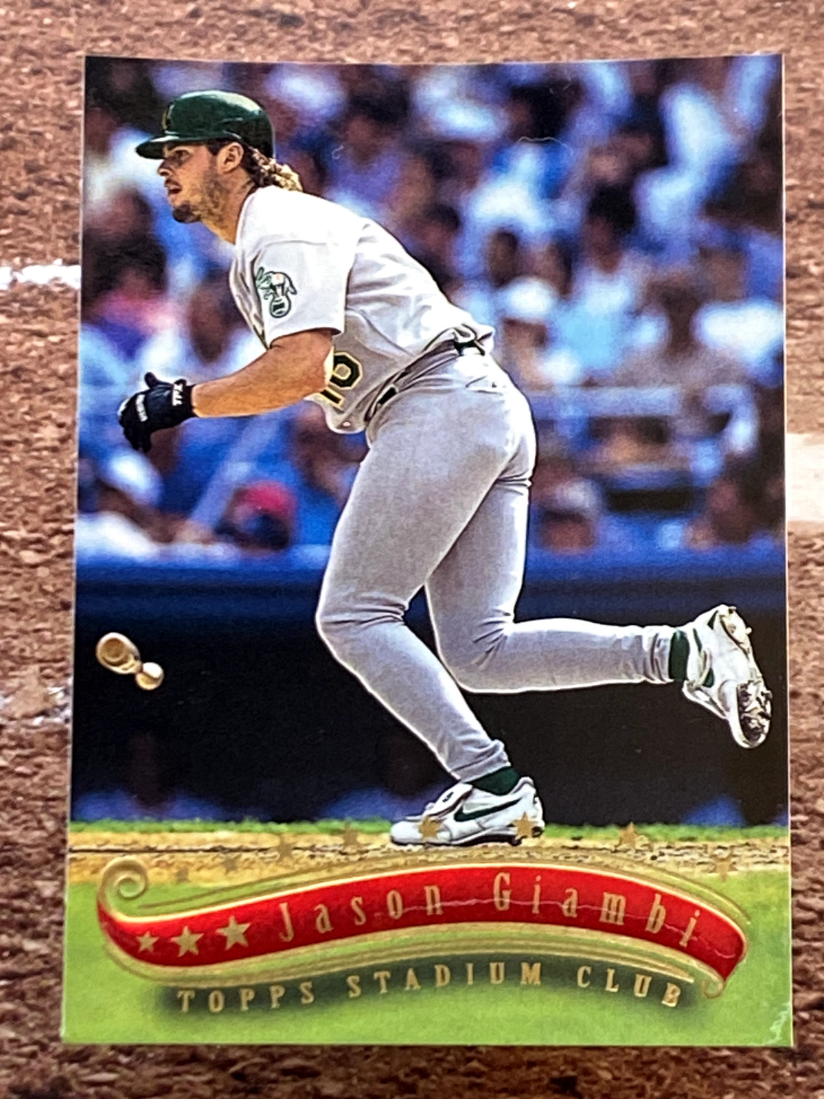 Jason Giambi 1997 Topps Stadium Club #336 Oakland Athletics