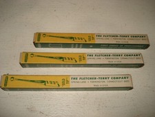 Lot of 3 FLETCHER "GOLD TIP" GLASS CUTTER W/ MICRO FINISH WHEEL NOS