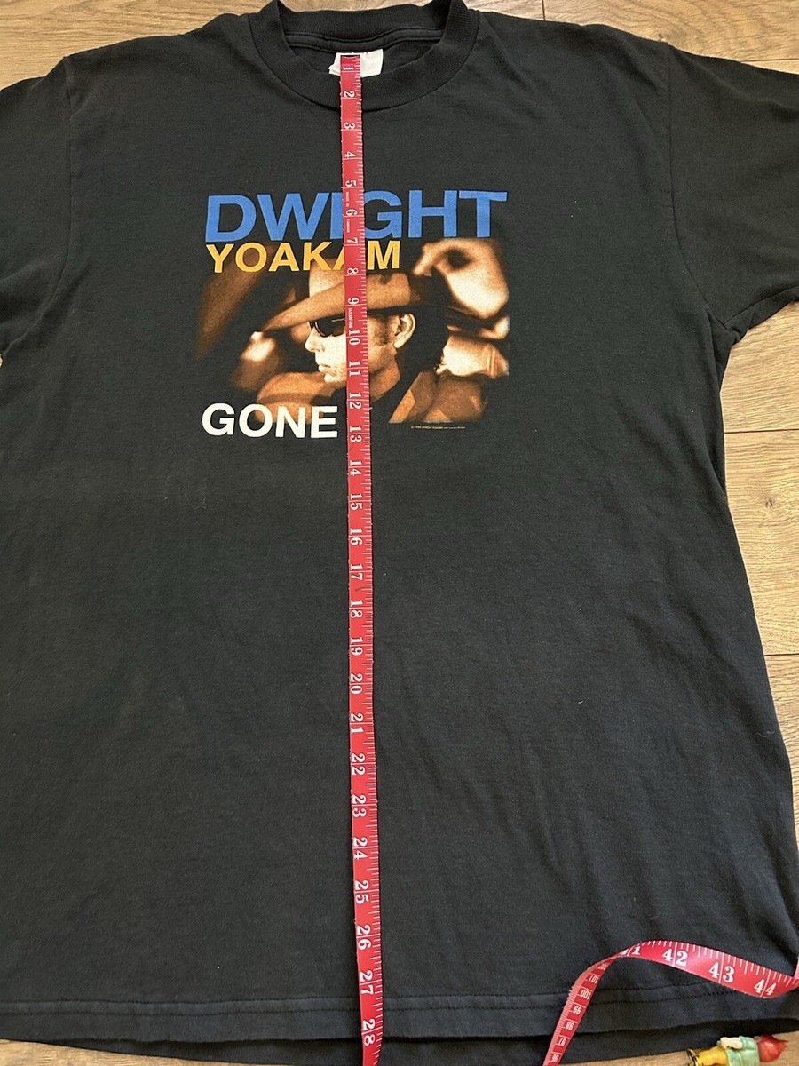 ドワイト ヨーカム '96 ツアーTシャツ L BROCKUM社製 US製造品。 Vintage '96 Dwight Yoakam Gone Concert T-Shirt Size L | eBay