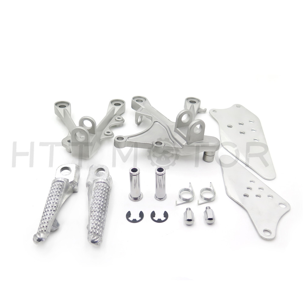 Front Footrest Foot Pegs Bracket For Kawasaki Ninja ZX6R 20052008
