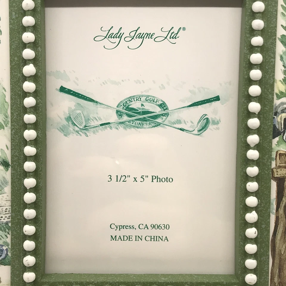 Marco de fotos de golf en el Fairway Country Club por Lady Jayne Dad regalo del día del padre Foto 4 de 4