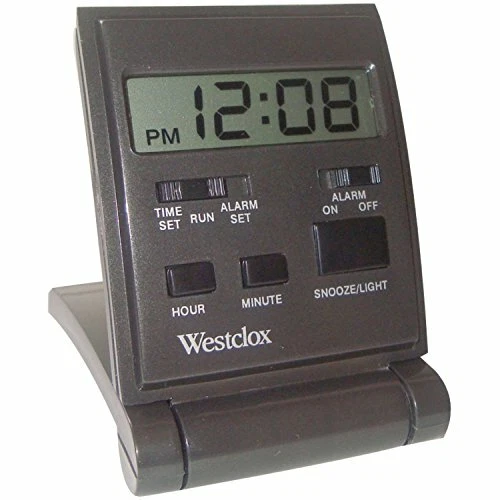 Westclox 47508B Travelmate Folding Alarm Clock