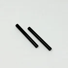 30374 LEGO Parts Weapon Bar 4L LIGHTSABER Blade / Wand BLACK (2)