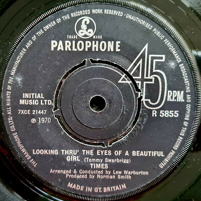 The Times - Looking Thru' The Eyes Of A Beautiful Girl - Rare 1970 7''
