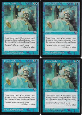 MTG: DREAM CACHE Mirage COMMON; played, Excellent condition x4 | eBay