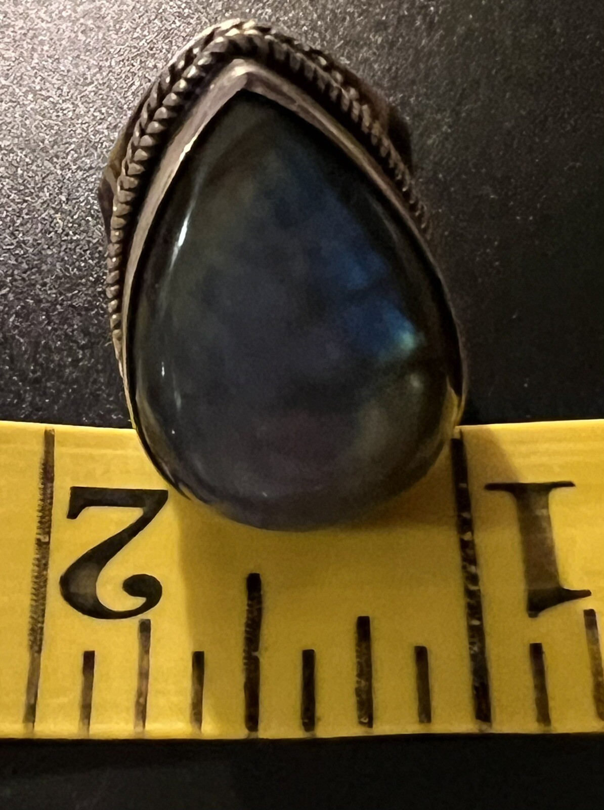 Shimmering Labradorite Large Statement Sterling S… - image 12