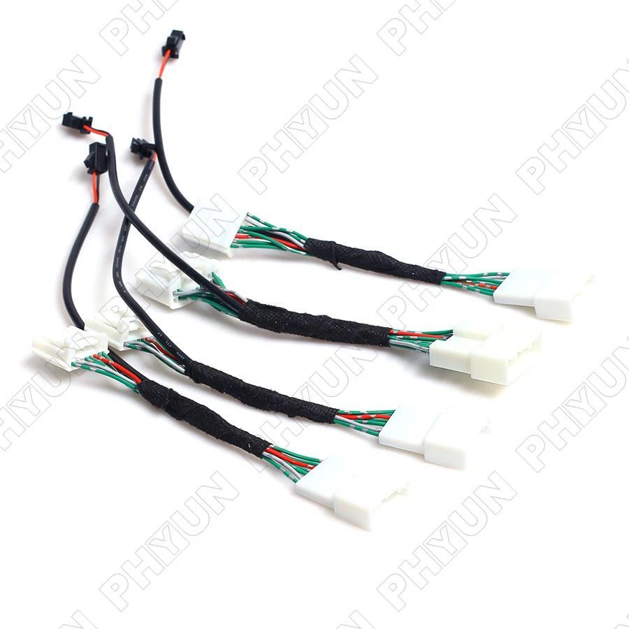 Luz ambiente interior luz ambiente coche 4 puertas azul para Toyota Camry 2018-up Foto 4 de 4