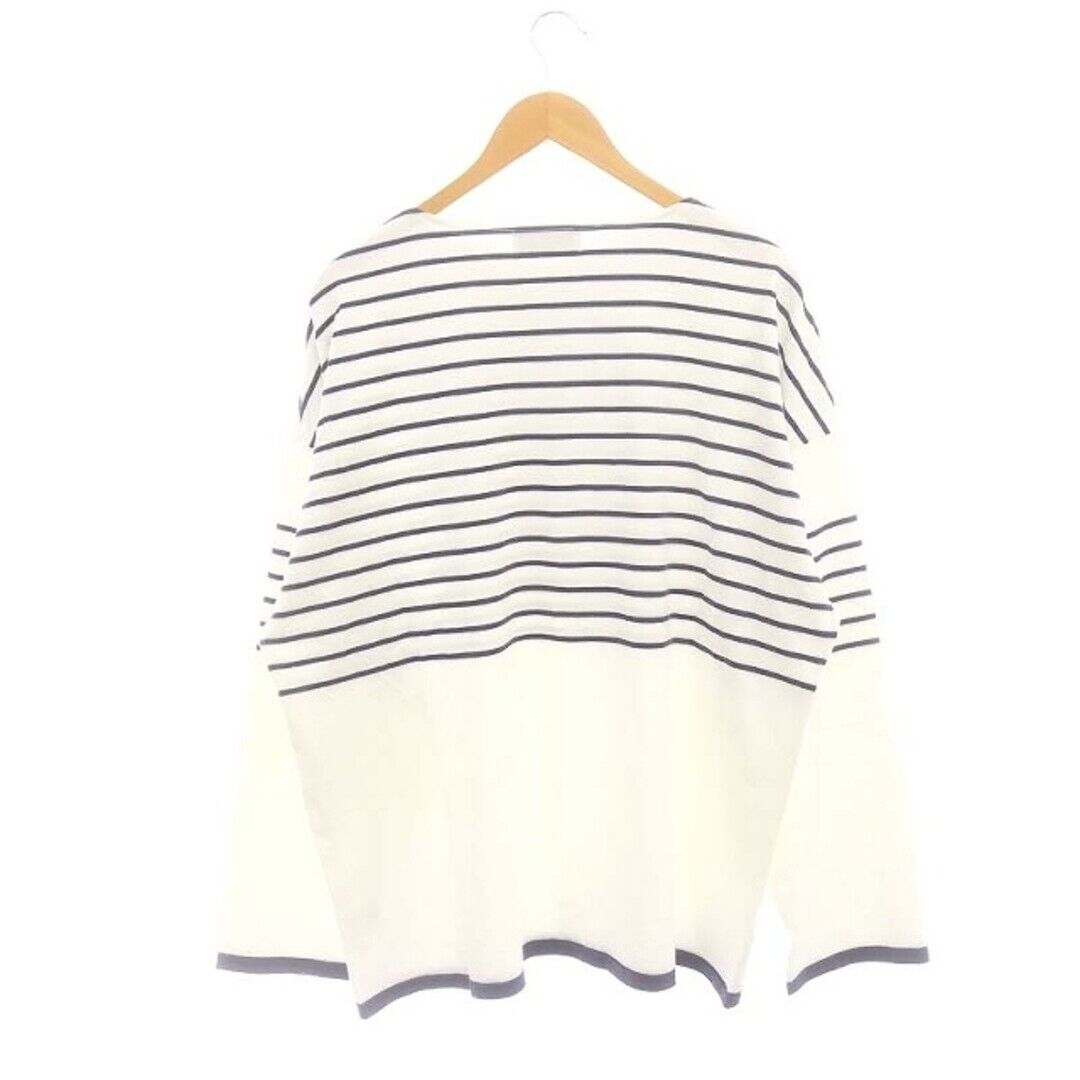 Marka 23SS PANEL BORDER BASQUE SHIRT cut and sew t-shirt Marka 23SS PANEL BORDER BASQUE SHIRT cut and sew t-shirt