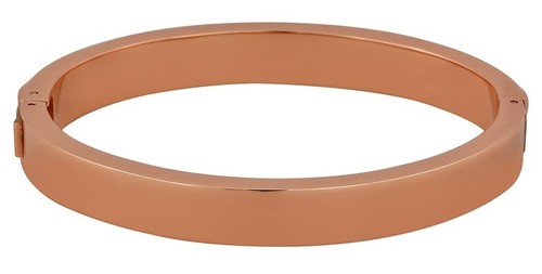Nwt $145 Michael Kors Pave Studded Rose Gold Bangle Bracelet Glass/Cubic Zirconi - Picture 2 of 2