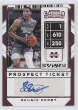 2020-21 Panini Contenders Draft Picks Prospect Ticket Reggie Perry #82 Auto 0cv