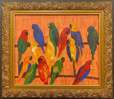 #ad Hunt Slomen Oil in Wood Signed $700.00