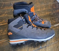 Hanwag Makra Light GTX Hiking Shoes Boots Asphalt/Orange Size 13.5 