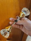 12 POINT CRYSTAL GLASS 2" DOOR KNOB SET — photo 3