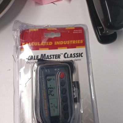 CALCULATED INDUSTRIES Scale Master Classic Digital Plan Measure Model 6020 NEW
