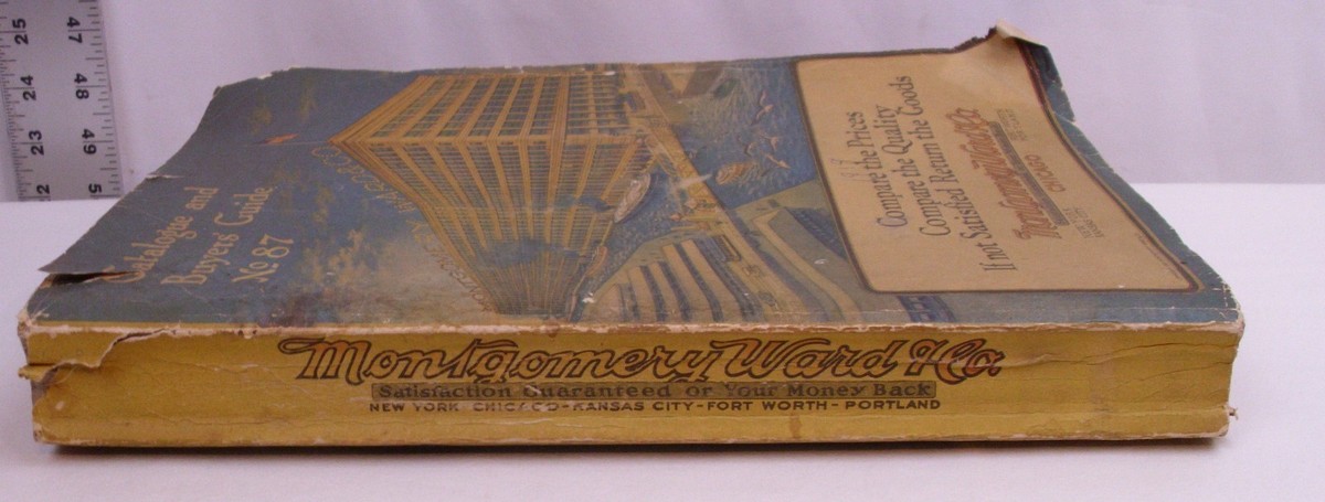 MONTGOMERY WARDS 1918 NO. 87 CATALOG FASHION, HOME HARDWARE TOYS
