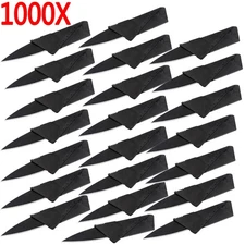 1-1000x Ultra-Thin Folding Pocket Knives Sharp Hunting Knives Credit Cards Knife