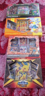 Pokemon TAG TEAM Reshiram & Charizard GX plus 3 other Collections one V two EX