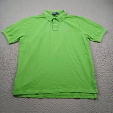 Polo Ralph Lauren Polo Shirt Mens XL Green Short Sleeve Pony
