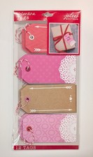 RARE Jolee's Valentine's Day Red  Pink Gift Tags Scrapbook Craft Embellishments
