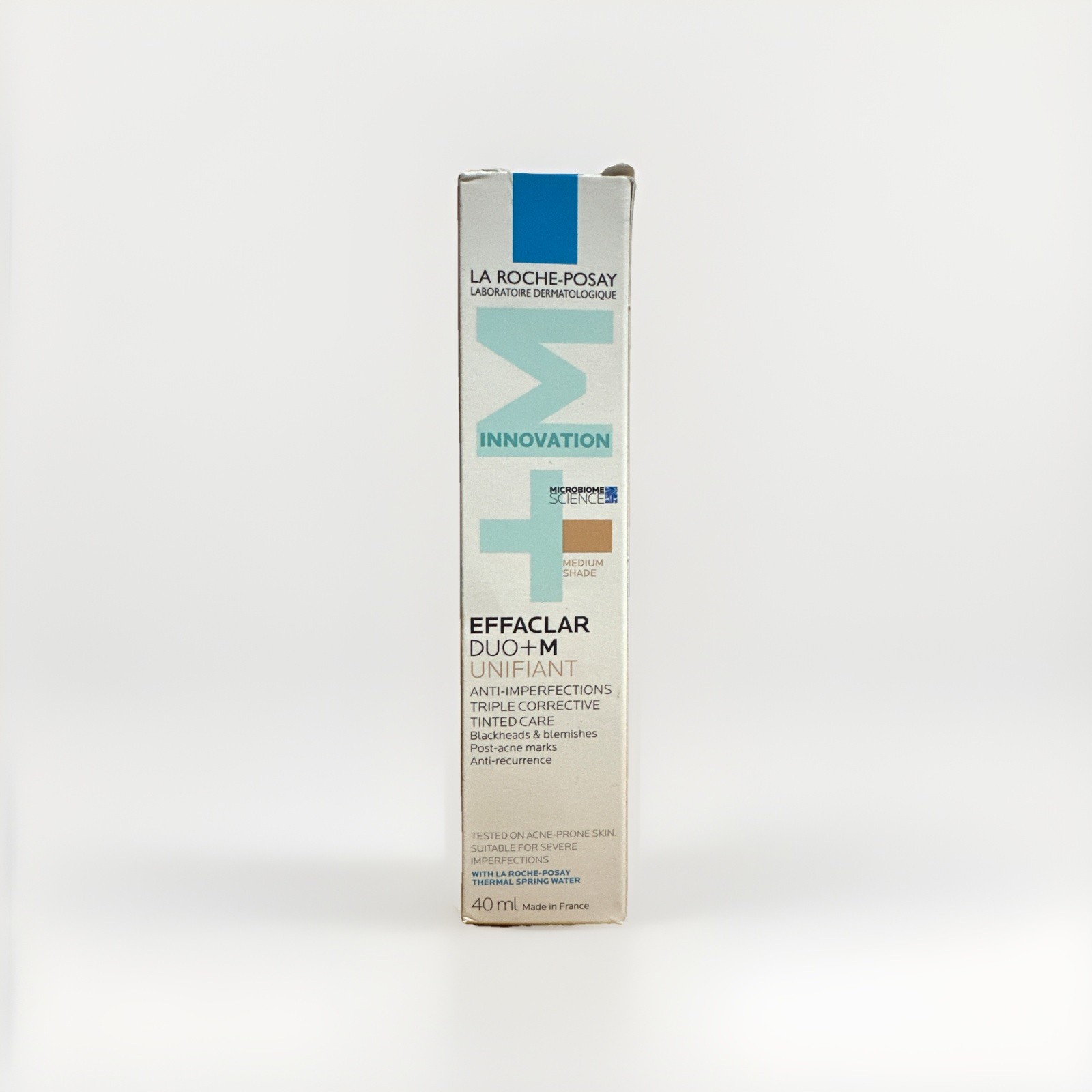 La Roche-Posay Effaclar Duo+M Unifiant Tinted Moisturiser Medium,40ml, Long Expi