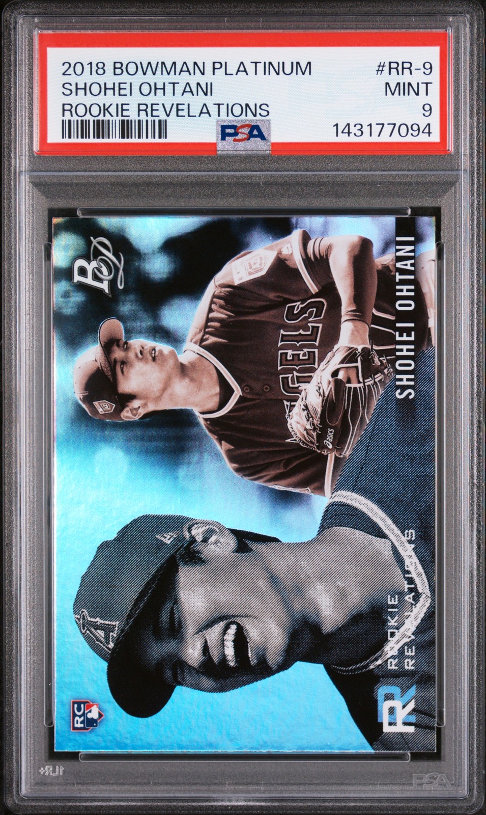 2018 BOWMAN PLATINUM ROOKIE REVELATIONS #RR-9 SHOHEI OHTANI ROOKIE RC PSA 9