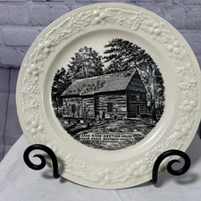 Vintage Homer Laughlin White And Black Decorative Plate