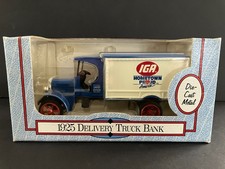 Vintage Ertl 1925 IGA Truck Bank Die-Cast Metal 1/30 Scale NIB Limited Edition