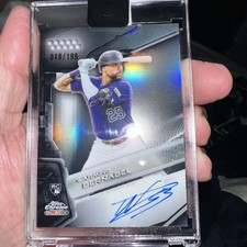 2026 Topps Chrome Black Warming Bernabel Rookie Refractor Auto #048/199