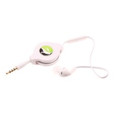 For TCL 60/60R/SE/NxtPaper - Retractable Mono Earphone Headphone 3.5mm w Mic