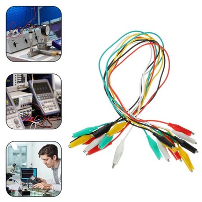 10 Pcs Wires Clips Connection Cable Jumpers with Test