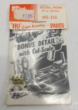 Cal Scale HO-316 HO Scale Nathan Diesel Air Horn Five Chime Brass Casting
