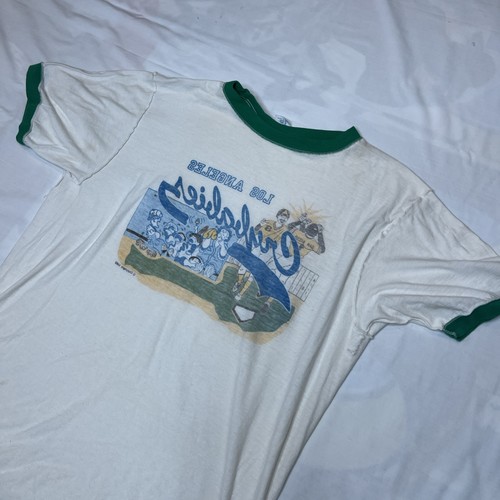 80s San Diego Padres Ringer Los Angeles Dodgers Crybabies XL Made In USA Funny - Picture 19 of 24