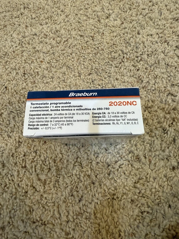 BRAEBURN 2220NC 2H/1C 5-2 Day Programmable Thermostat - Image 4 of 4