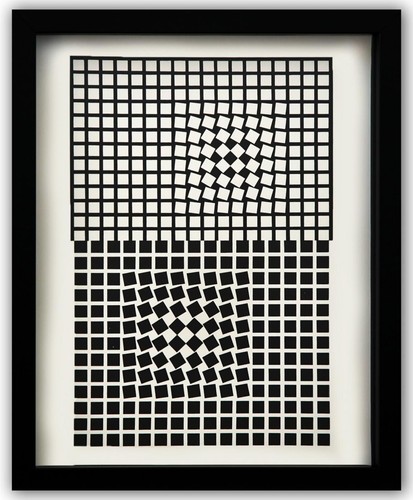 Victor Vasarely- Heliogravure Print "Untitled"