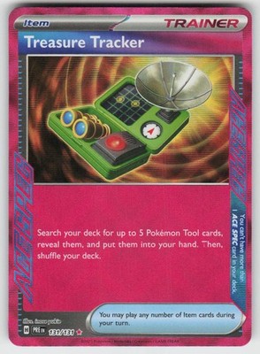 Treasure Tracker 131/131 ACE SPEC Rare SV: Prismatic Evolutions