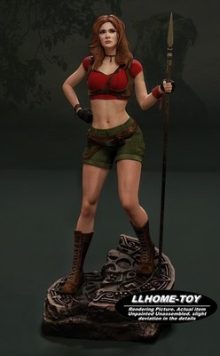 8CM tall hot Ruby Roundhouse Resin 3D Print Model Unpainted GK statue Figure