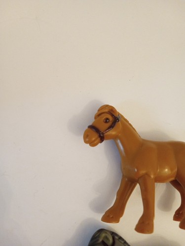 Lincoln Log Wild West Ranch Brown / Grey Horse Replacement Part Toys Lof Of 2 - Picture 7 of 8