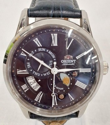 TOP BOX ORIENT AK00-C0-B Sun & Moon AT Day Date Men's Watch