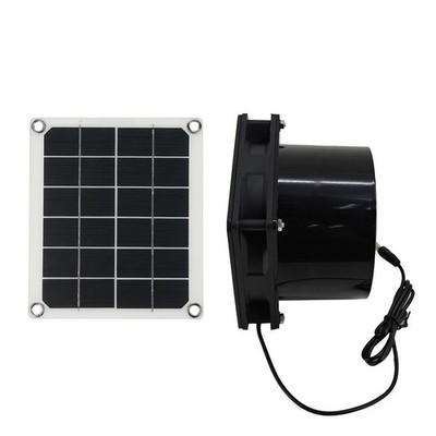 Solarbetriebener 10W Flansch Abluftventilator für Tierhütte und Stallbelüftun