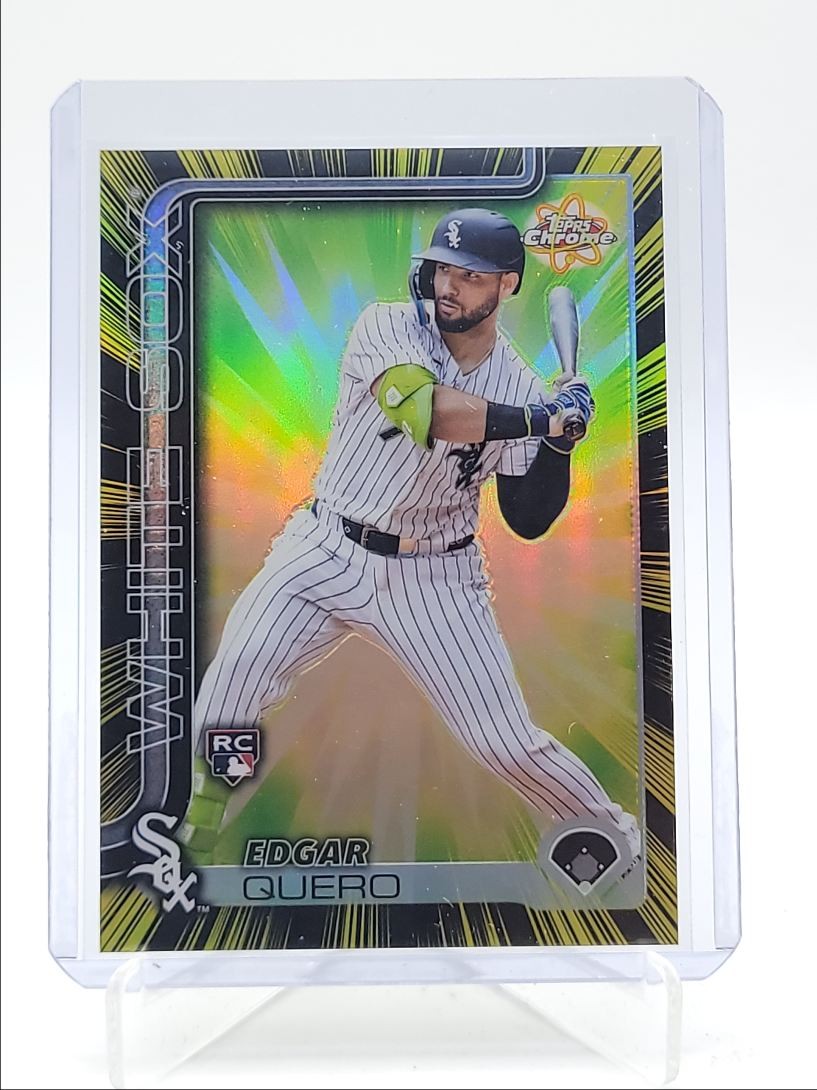 EDGAR QUERO 2025 TOPPS CHROME UPDATE RADIATING ROOKIES SSP RC Q3967