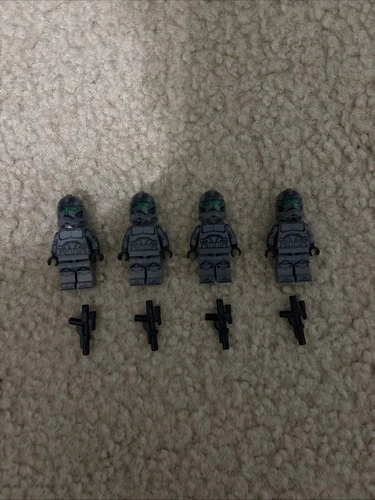 New ListingX4 ~ LEGO Star Wars GCC Imperial Elite V2 Clone Trooper Minifigure Pad Printed