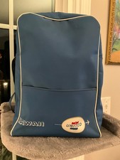 Vintage 60s United Airlines Blue Hawaii Hand Travel Bag Retro 14" x 10” x 4”