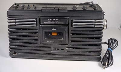 CROWN CSC-630FW, Stereo Portable Radio Recorder, 2 Way- 4Speaker System. #AG432