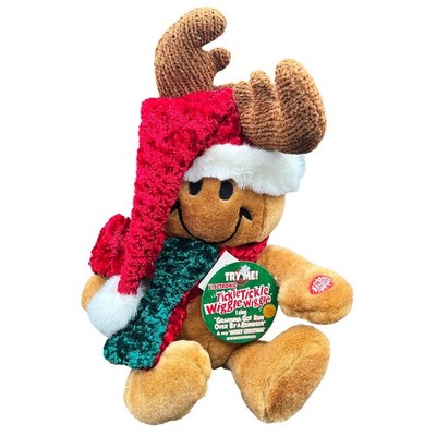 DanDee Tickle Tickle Wiggle Wiggle Singing Reindeer Christmas Plush Untested