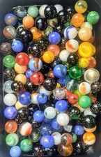 Lot Vtg Marble 100 Vitro/Peltier/Master/Patch/Swirls/Mix Colors/Speckle Cat