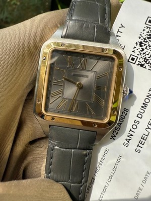 Cartier Santos-Dumont Steel/Yellow Gold   Ref. W2SA0028 (Large Size)