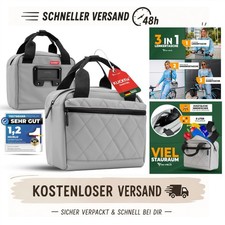 MIVELO Sacoche de guidon vélo KLICKfix hydrofuge 7L gris